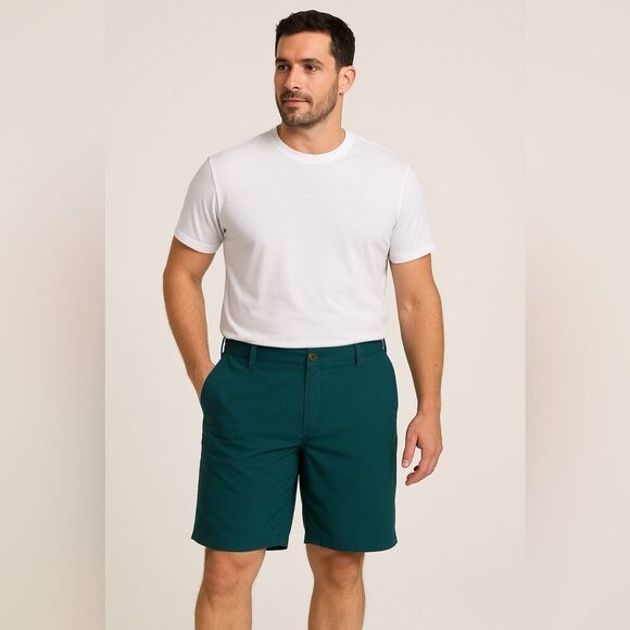 Under Armour Shorts Dark Teal Loose Fit Hestgear 38 Men’s - Picture 1 of 8